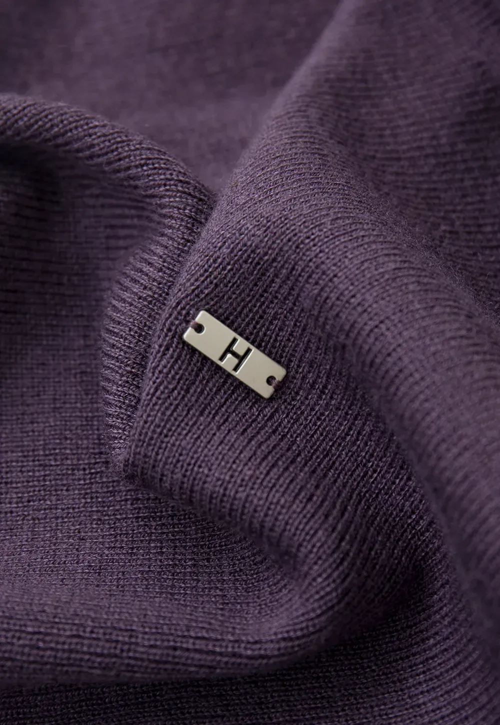 V Neck Cropped Woolen Knit Sweater