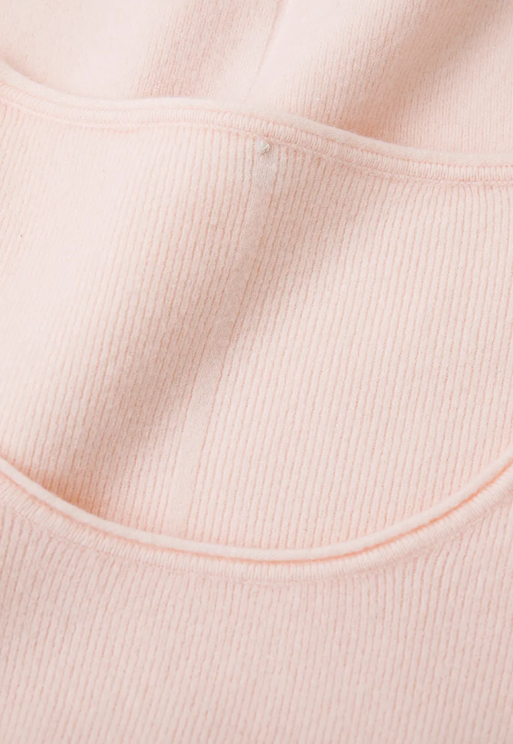 Soft Cashmere Blend Round Neck Long Sleeve Knit Sweater