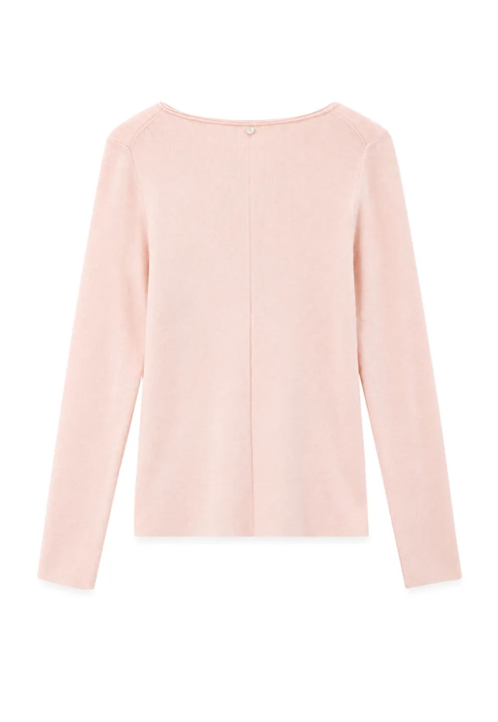 Soft Cashmere Blend Round Neck Long Sleeve Knit Sweater