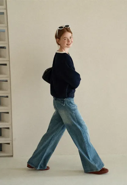V Neck Oversized Ribbed Knit Sweater