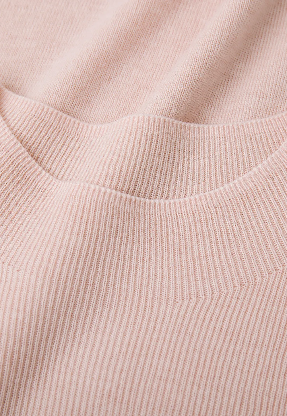 Slim Fit Crew Neck Long Sleeve Wool Knit Sweater