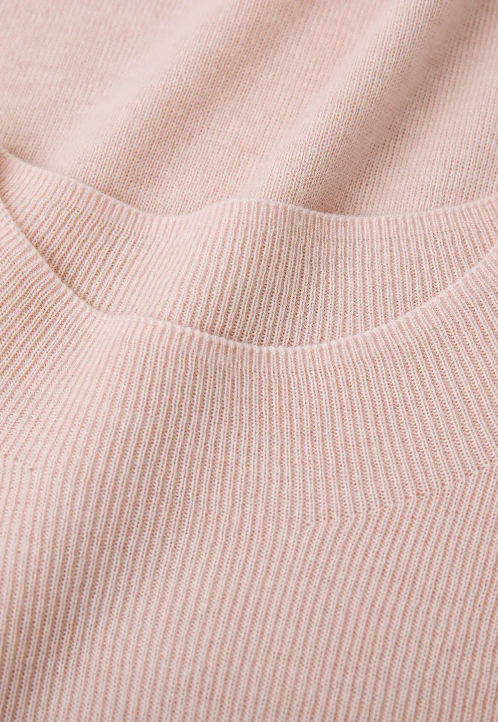 Slim Fit Crew Neck Long Sleeve Wool Knit Sweater