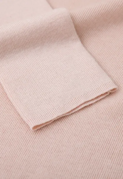 Slim Fit Crew Neck Long Sleeve Wool Knit Sweater