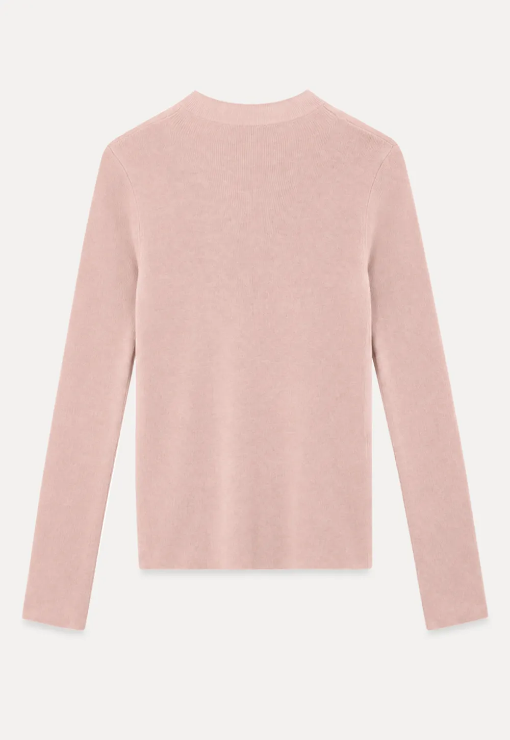 Slim Fit Crew Neck Long Sleeve Wool Knit Sweater