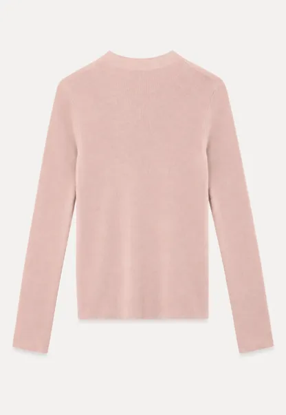 Slim Fit Crew Neck Long Sleeve Wool Knit Sweater