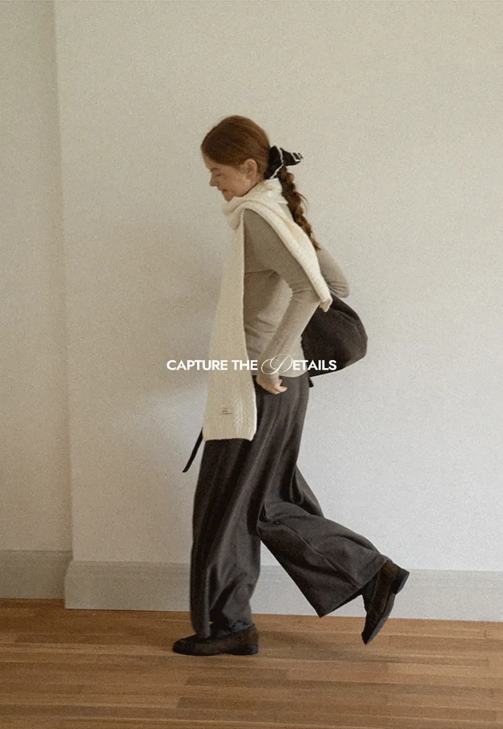 Colorblock Turtleneck Wool Knit Sweater