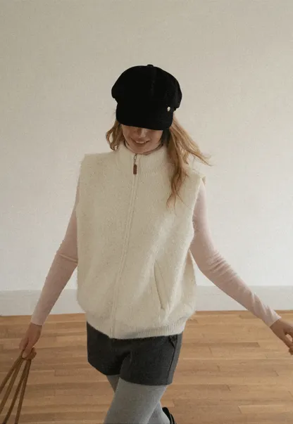Colorblock Turtleneck Wool Knit Sweater