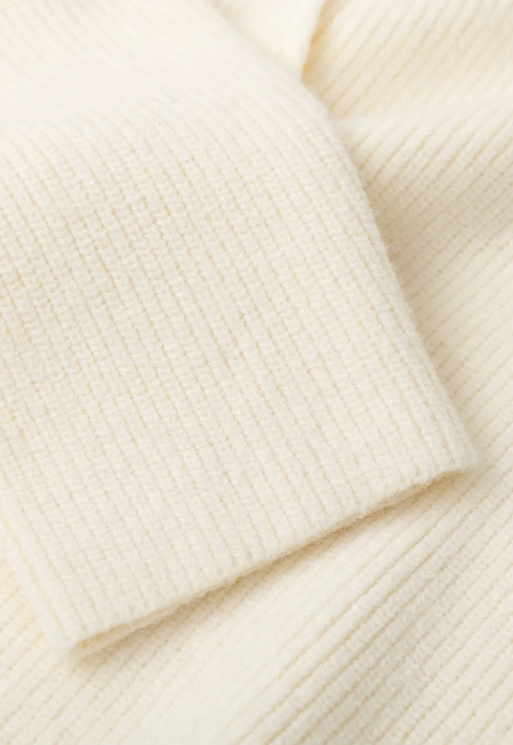 Cropped High Neck Button Front Knit Sweater