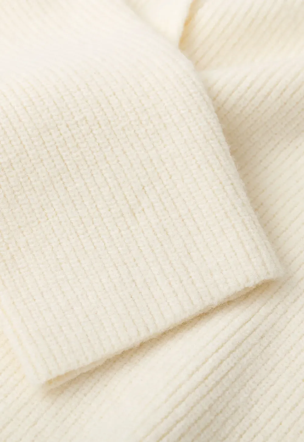 Cropped High Neck Button Front Knit Sweater