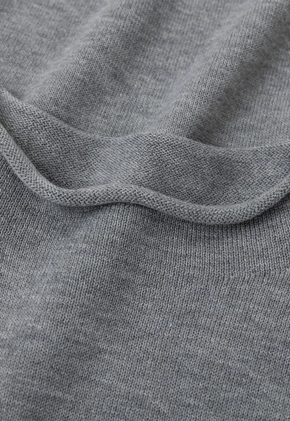 Ribbed Cuff Balloon Sleeve Knit Sweater
