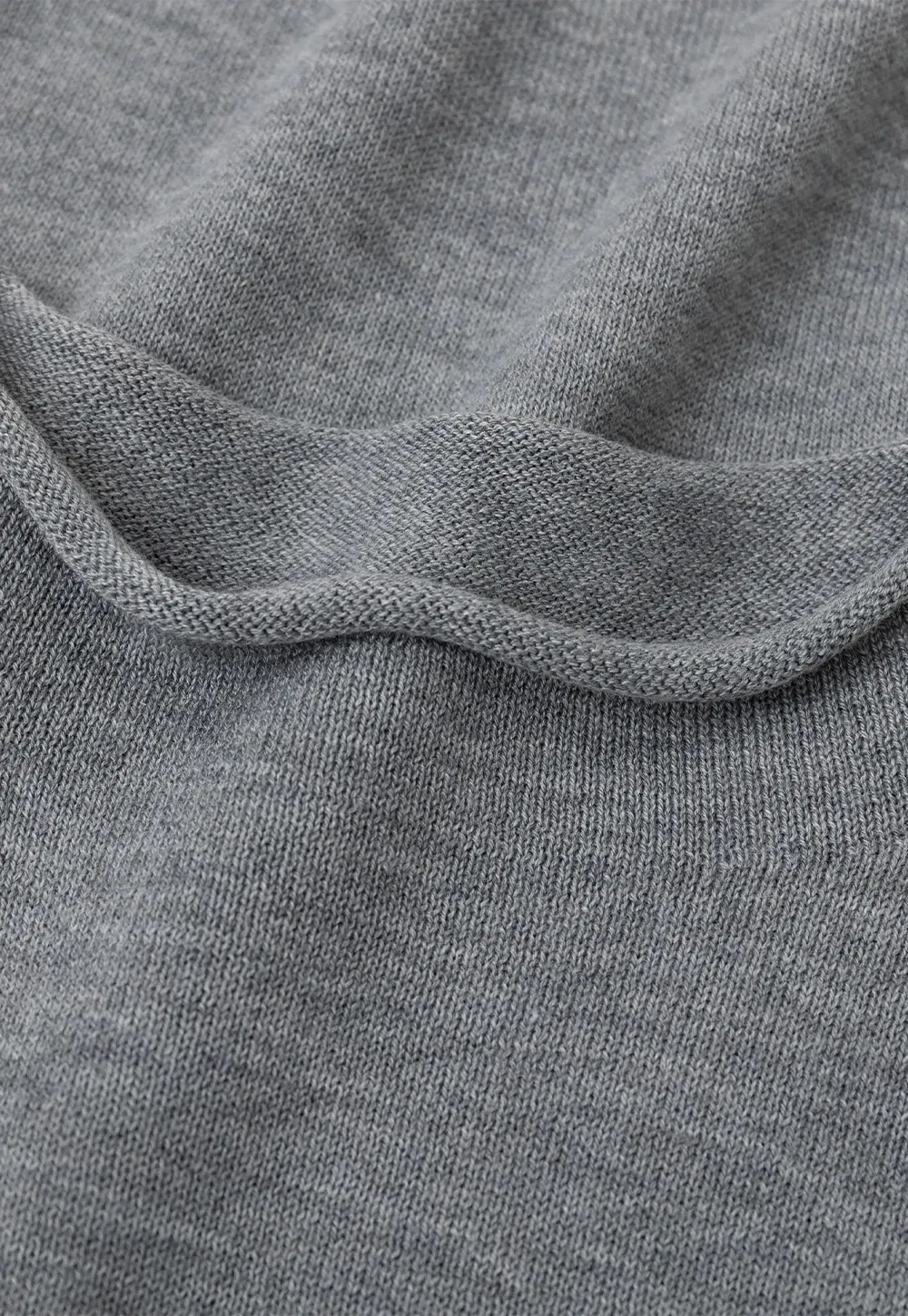 Ribbed Cuff Balloon Sleeve Knit Sweater