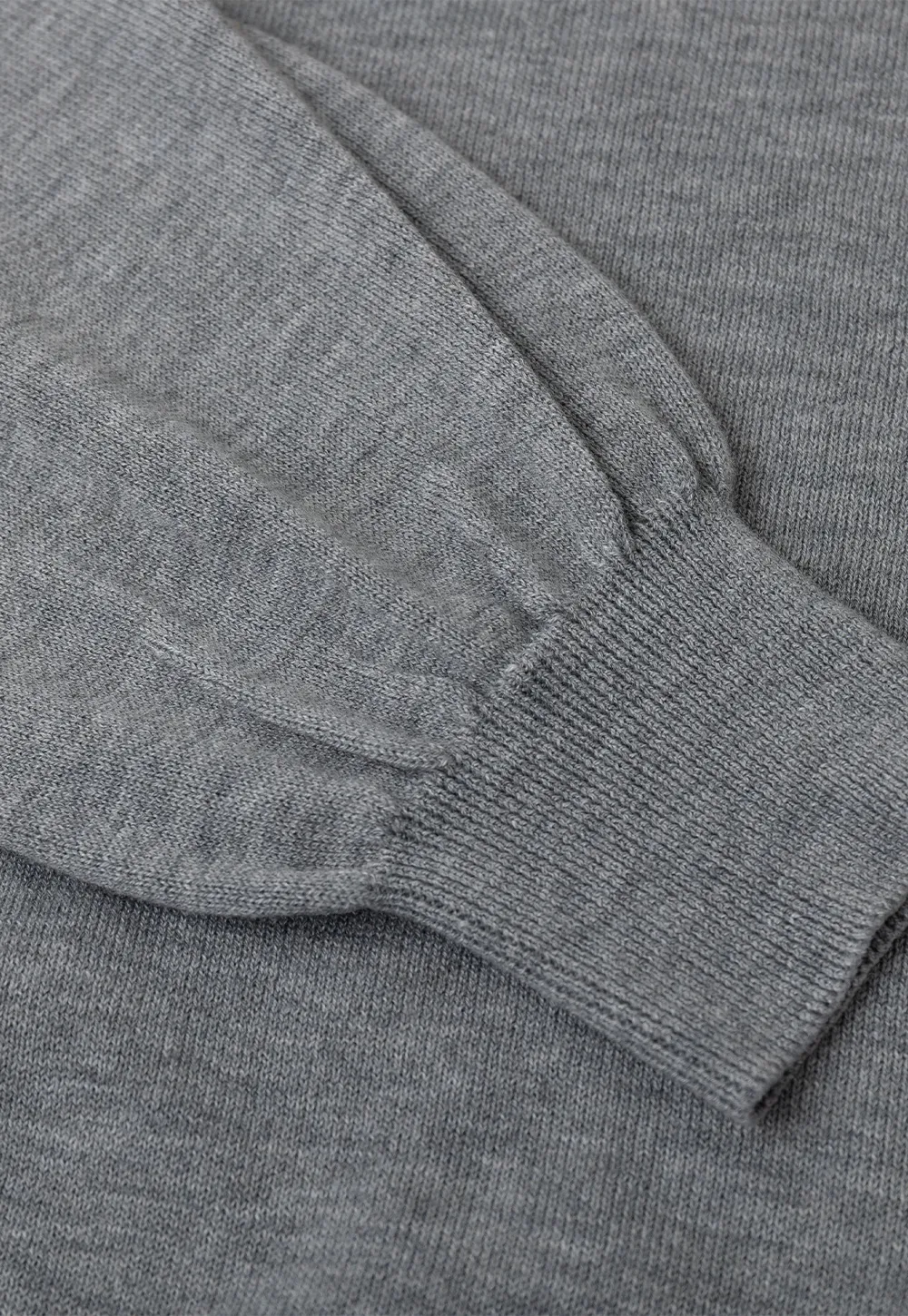 Ribbed Cuff Balloon Sleeve Knit Sweater