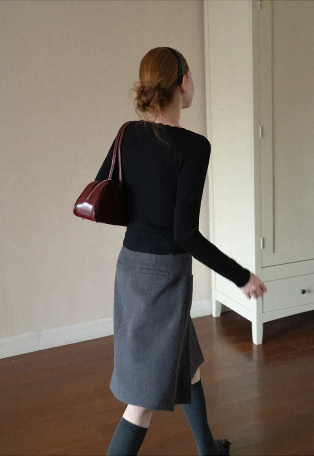 Ribbed Knit Long Sleeve Sweater