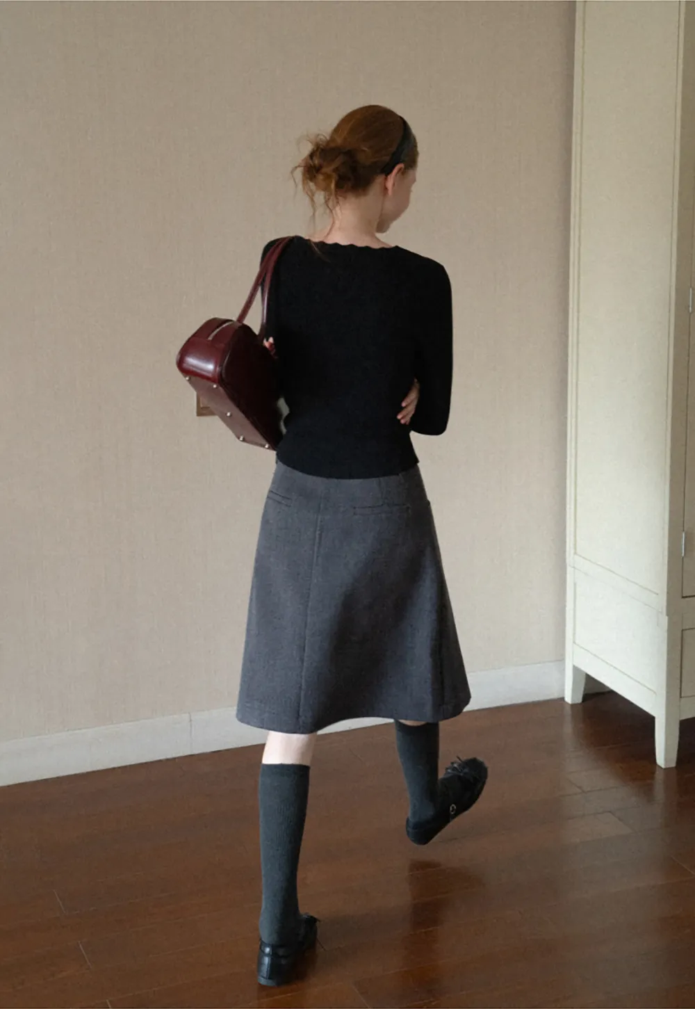 Ribbed Knit Long Sleeve Sweater