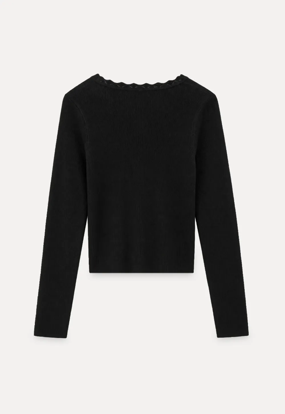 Ribbed Knit Long Sleeve Sweater