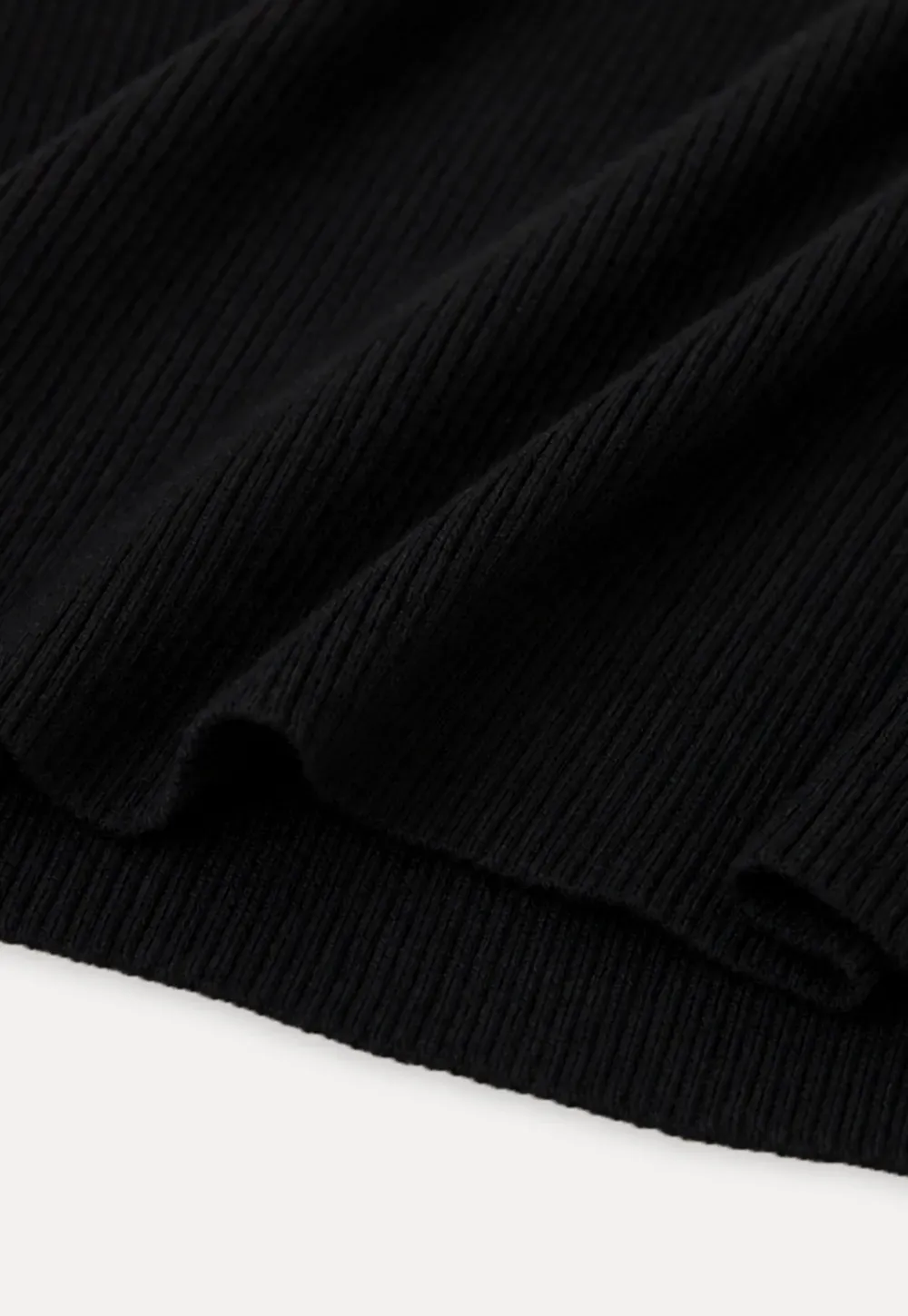 Ribbed Knit Long Sleeve Sweater