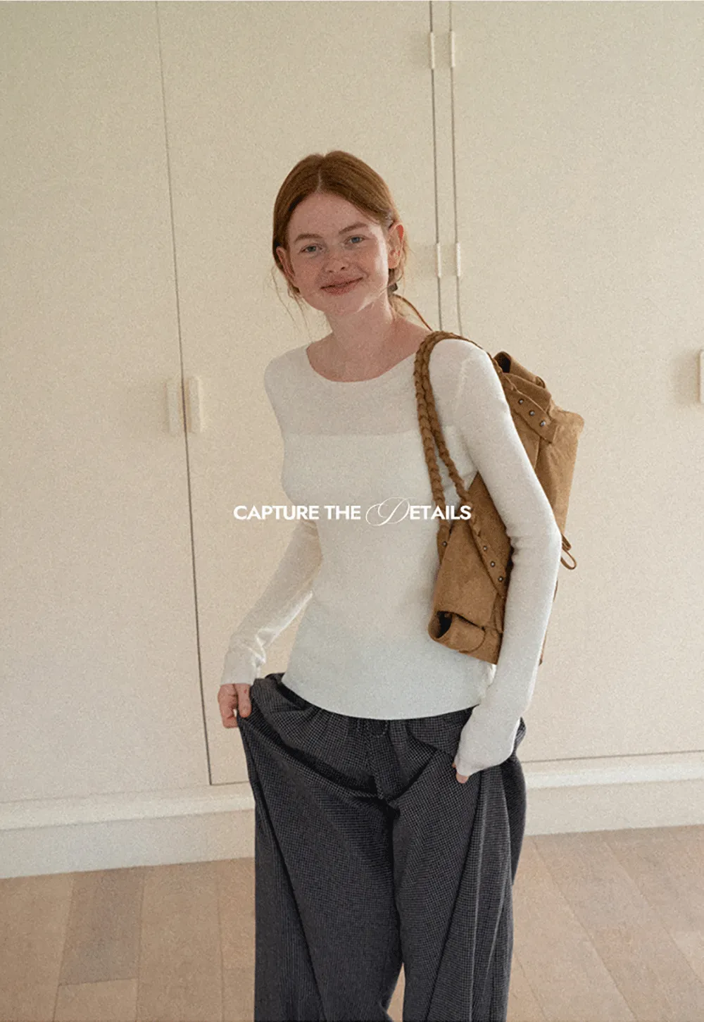 Square Neck Long Sleeve Knit Sweater