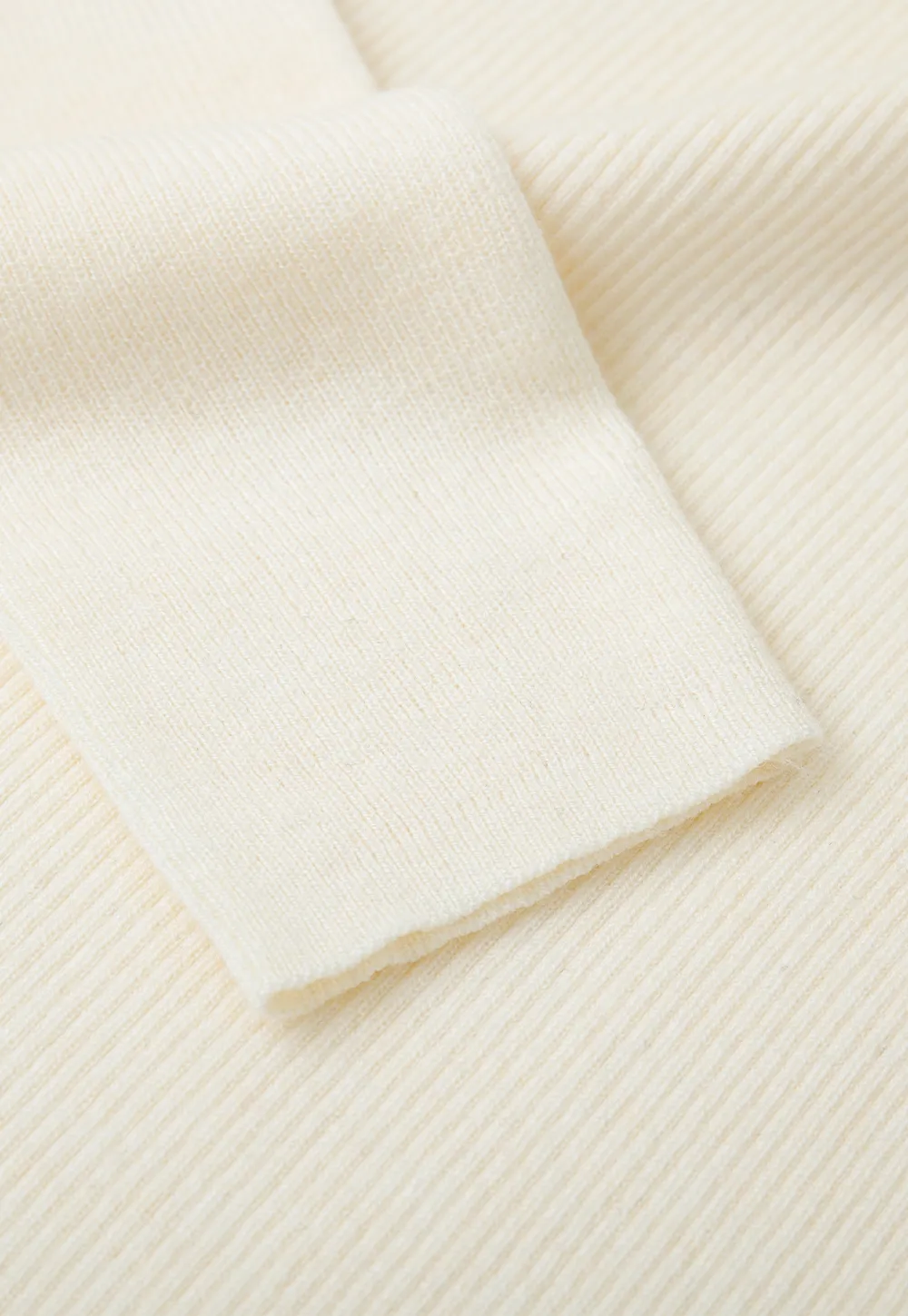 Square Neck Long Sleeve Knit Sweater