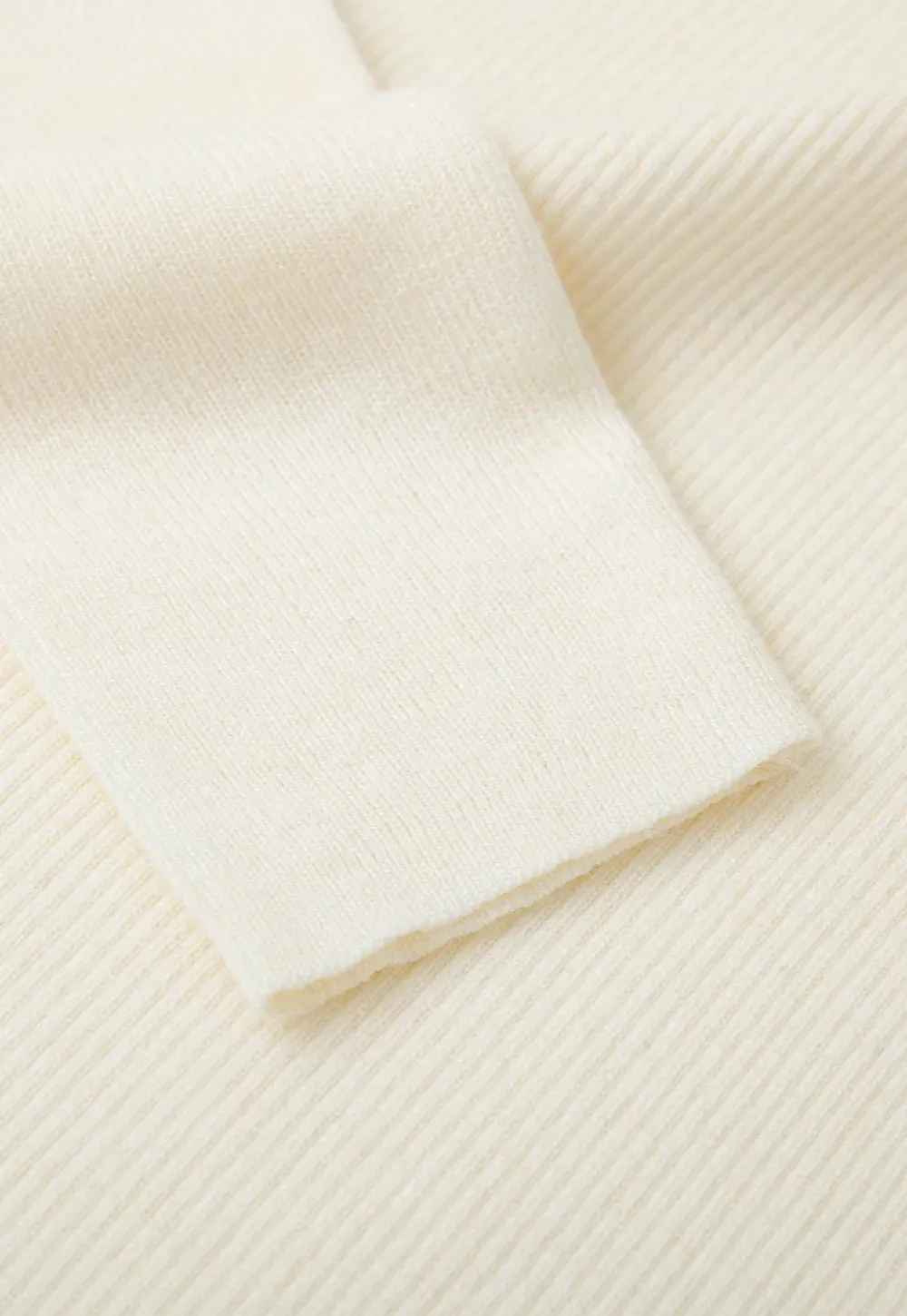 Square Neck Long Sleeve Knit Sweater