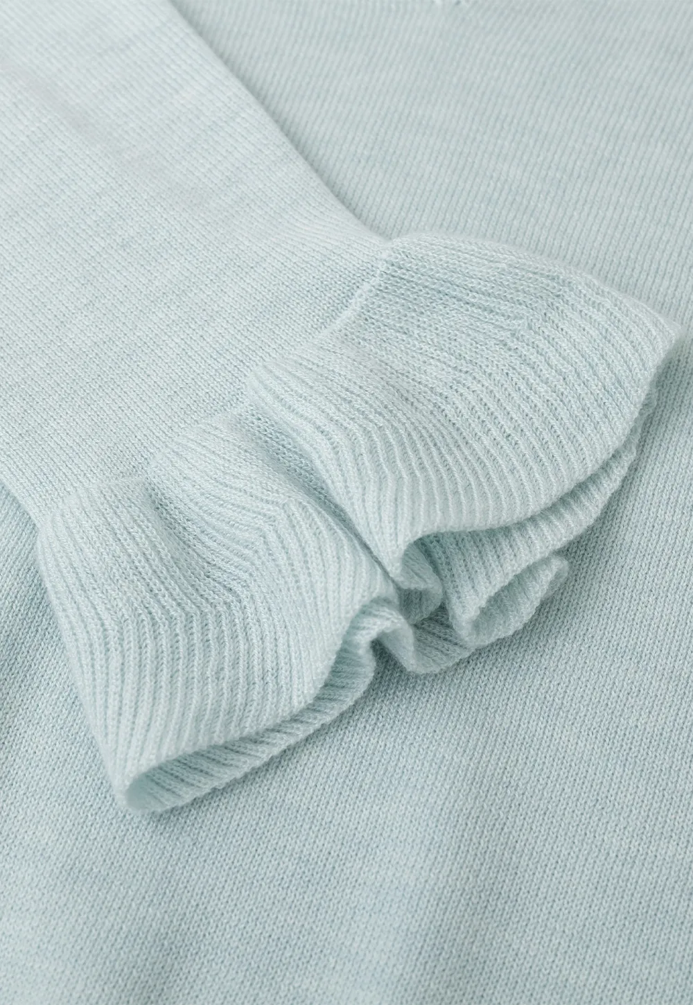 V Neck Drawstring Ribbed Knit Sweater