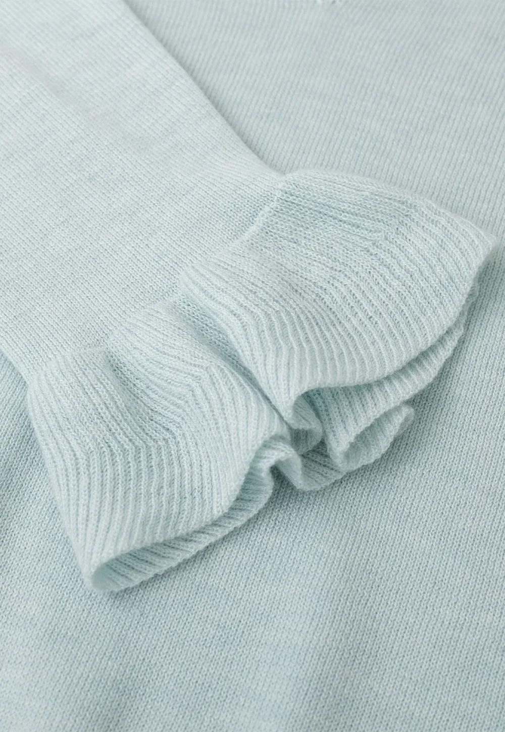 V Neck Drawstring Ribbed Knit Sweater