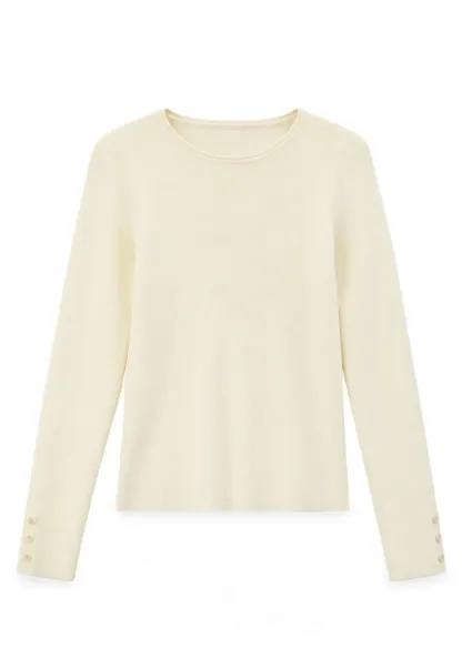 Fine Ribbed Knit Sweater