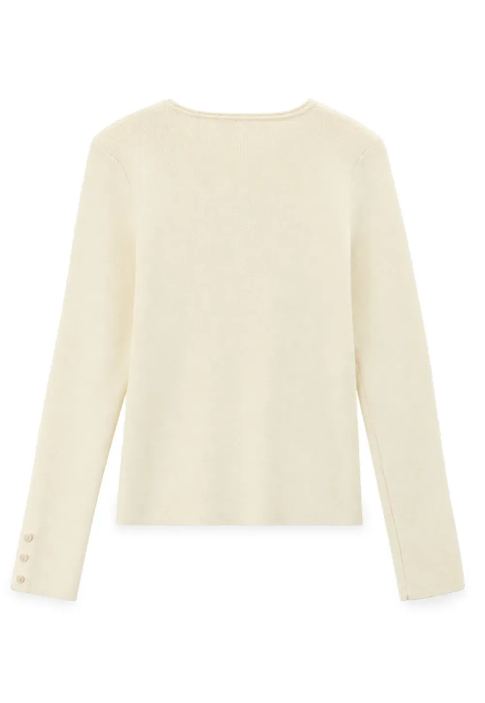 Fine Ribbed Knit Sweater