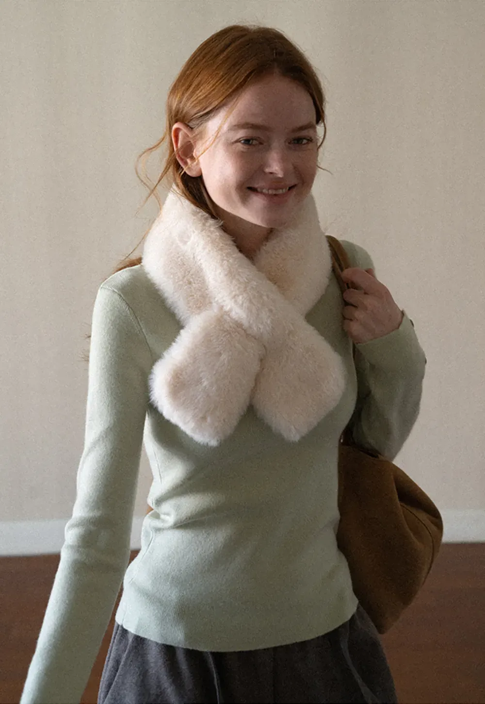 Fine Ribbed Knit Sweater