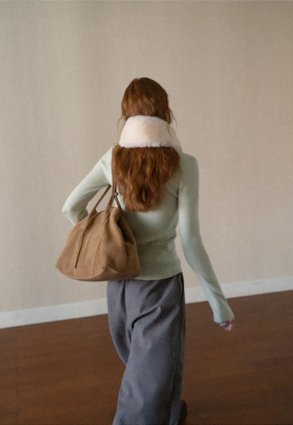 Fine Ribbed Knit Sweater