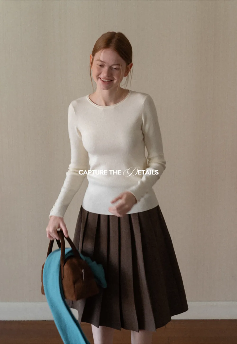 Fine Ribbed Knit Sweater