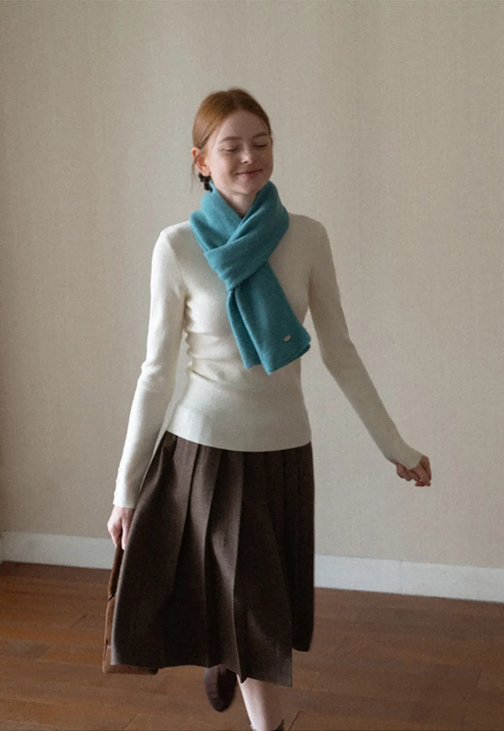 Fine Ribbed Knit Sweater