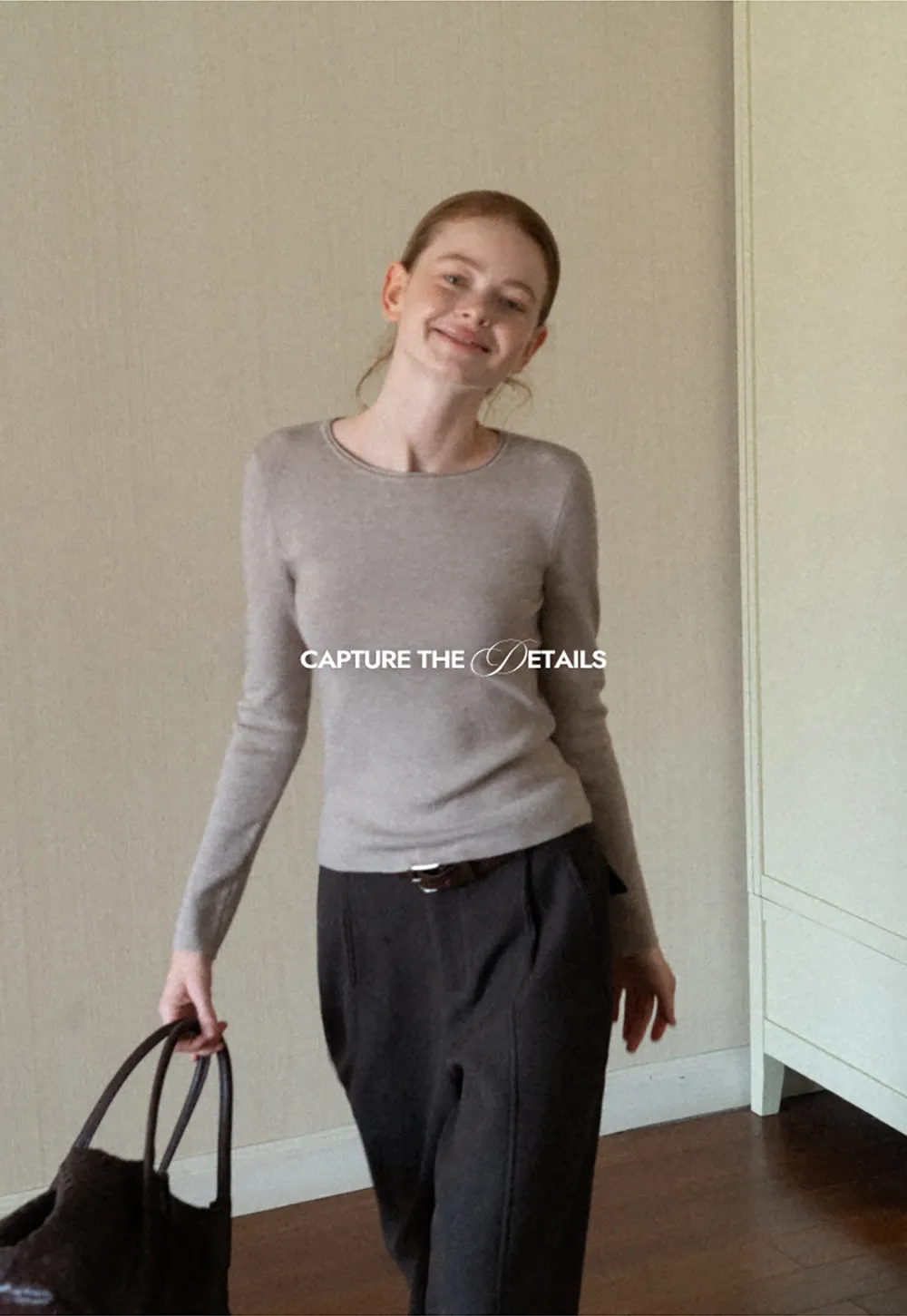 Fine Ribbed Knit Sweater