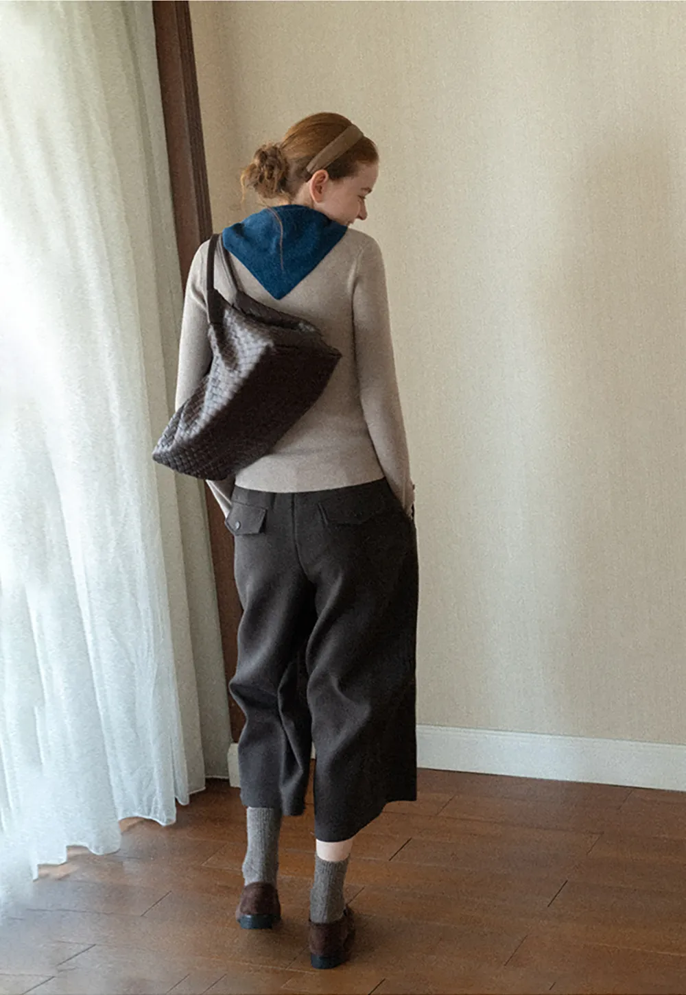 Fine Ribbed Knit Sweater