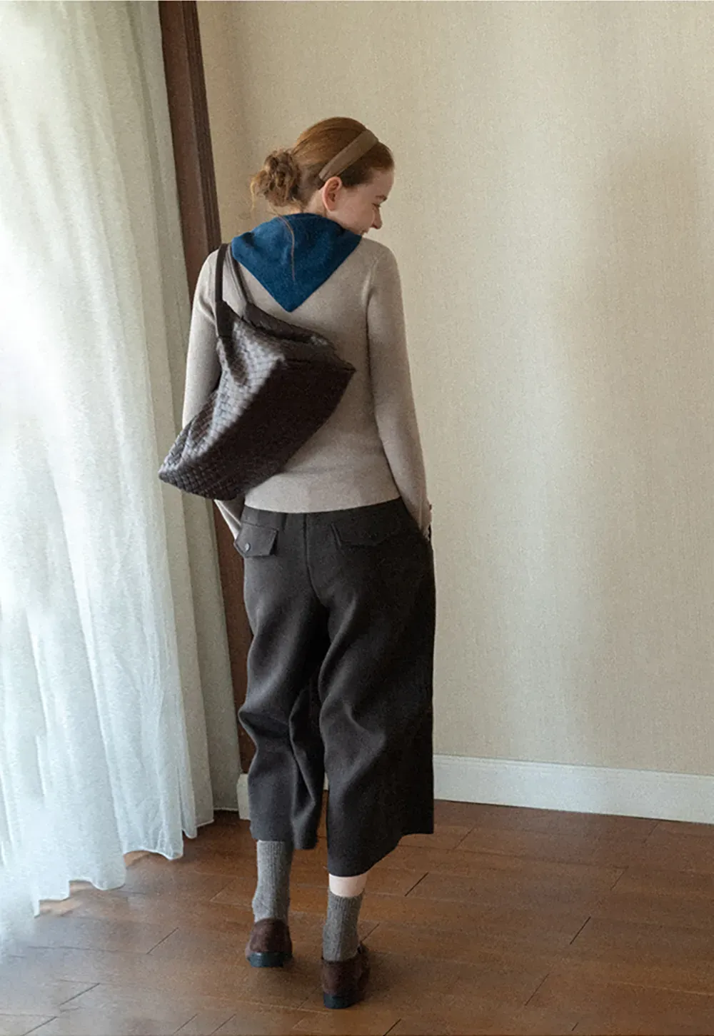 Fine Ribbed Knit Sweater