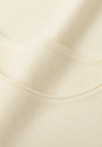 Fine Ribbed Knit Sweater