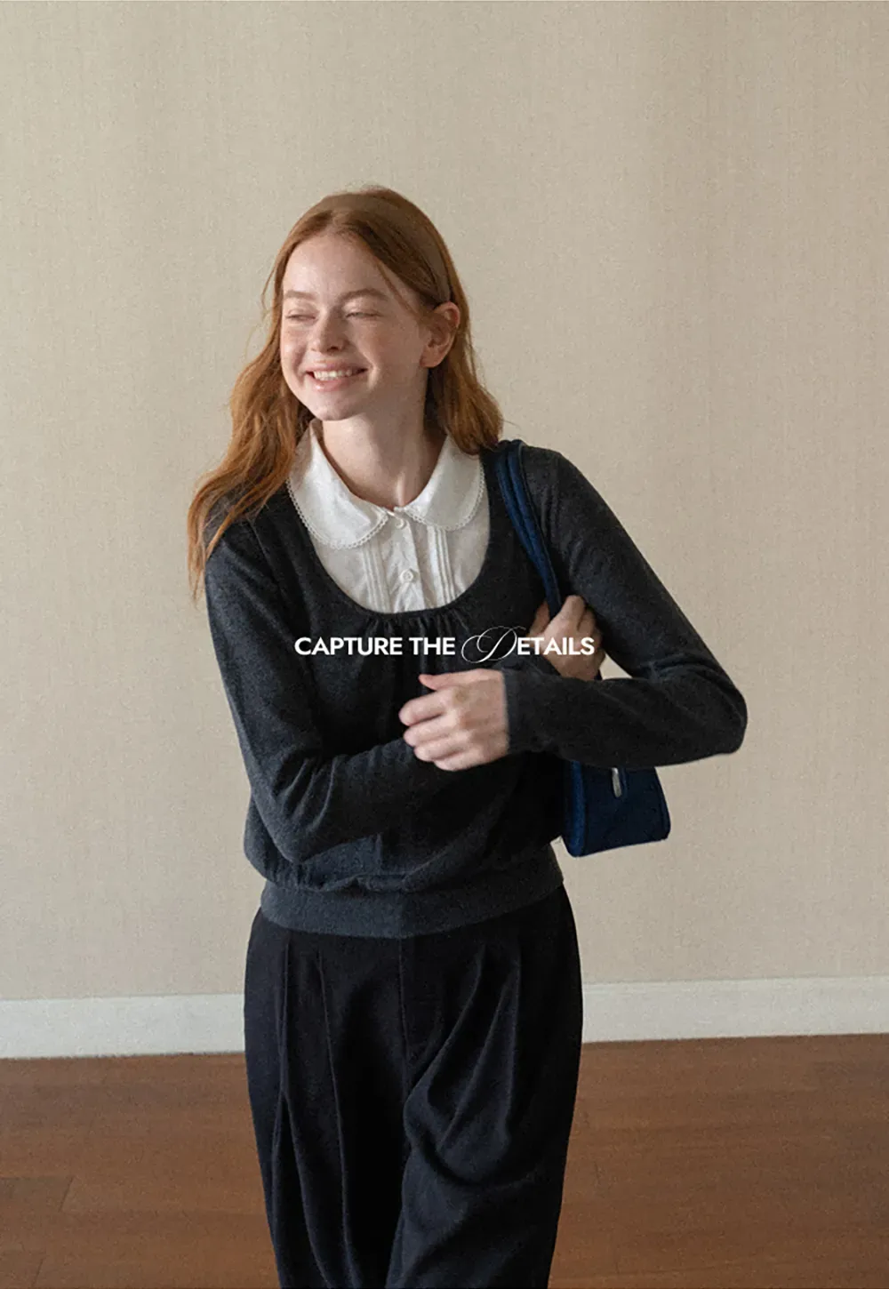 Peter Pan Collar Woolen Knit Sweater