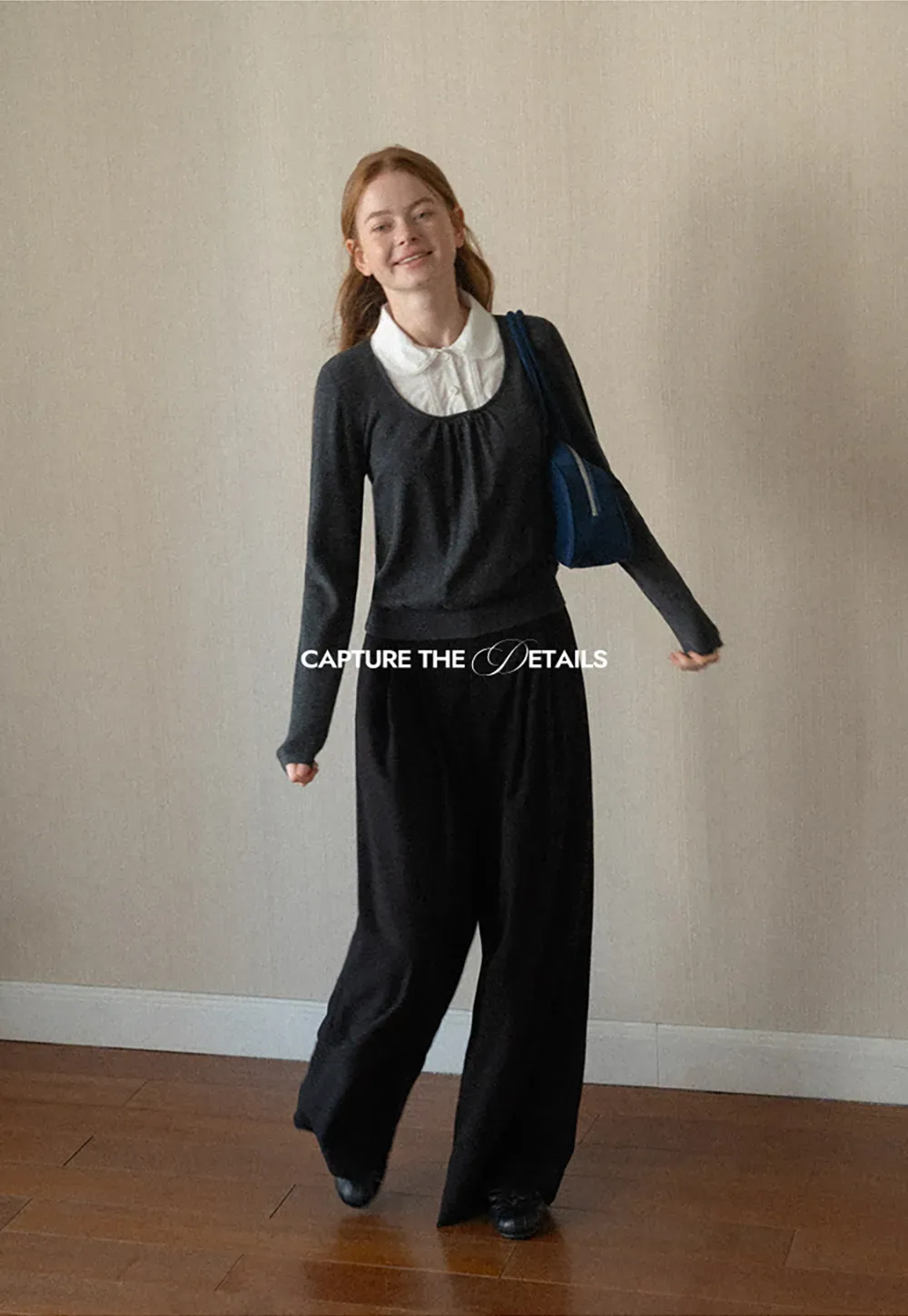Peter Pan Collar Woolen Knit Sweater