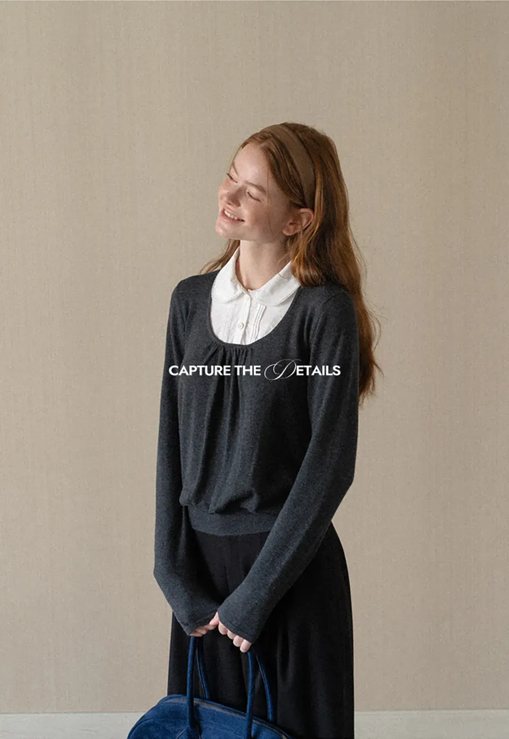 Peter Pan Collar Woolen Knit Sweater