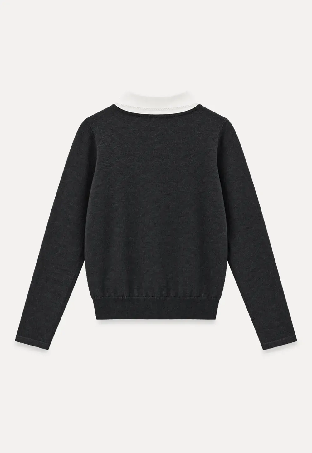 Peter Pan Collar Woolen Knit Sweater