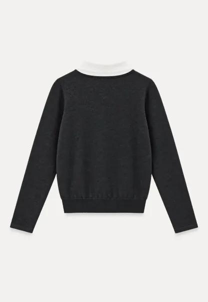 Peter Pan Collar Woolen Knit Sweater