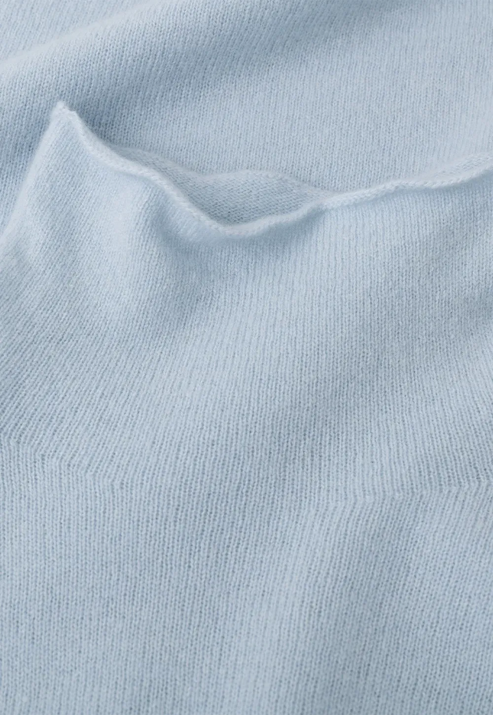 High Neck Short Sleeve Woolen Knit Sweater