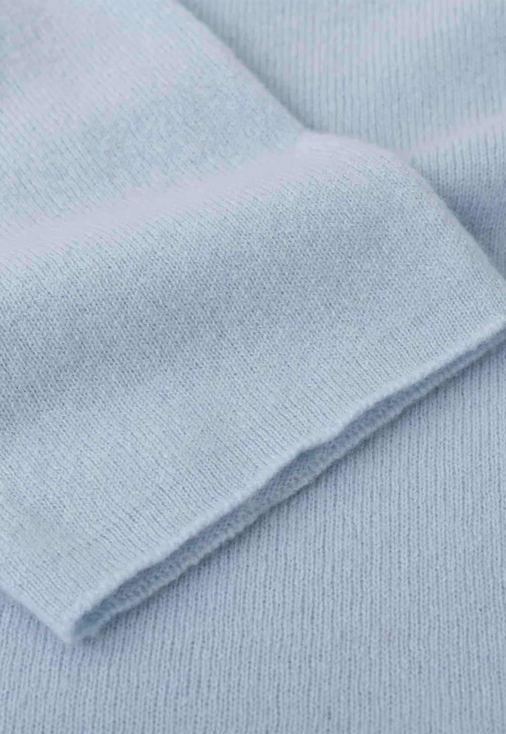 High Neck Short Sleeve Woolen Knit Sweater