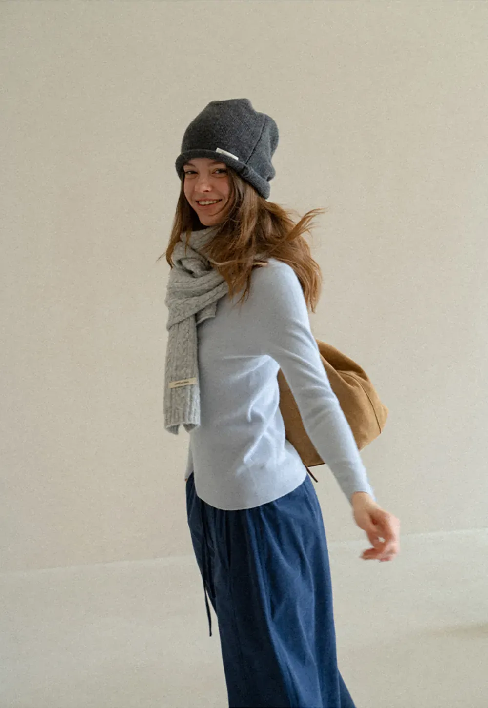 Button Detail Ribbed Knit Sweater
