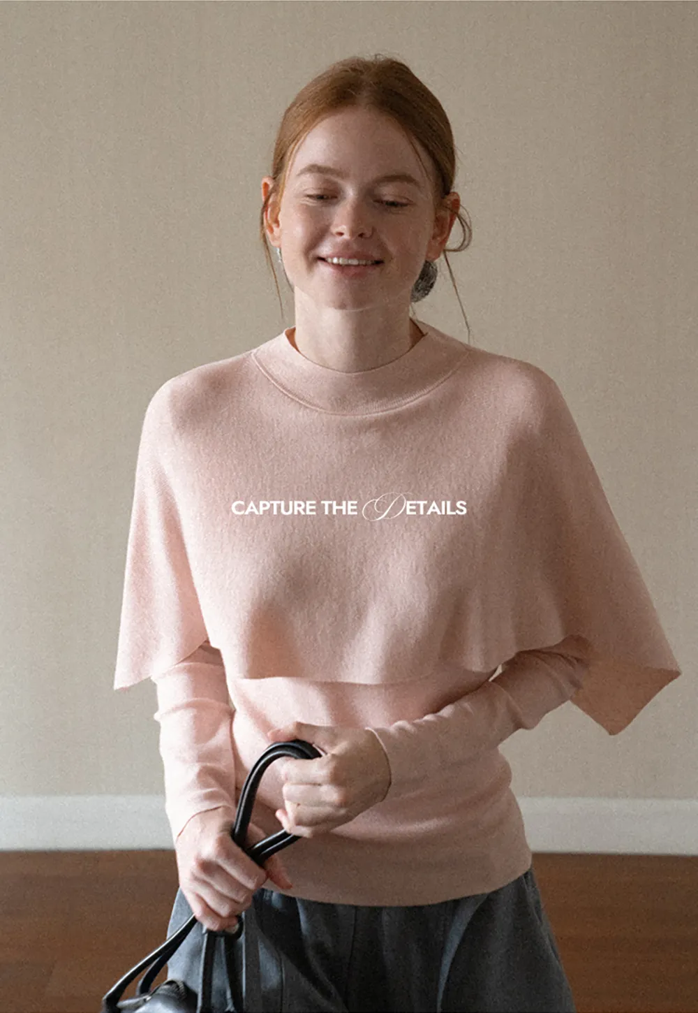 Cap Sleeve Layered Knit Sweater