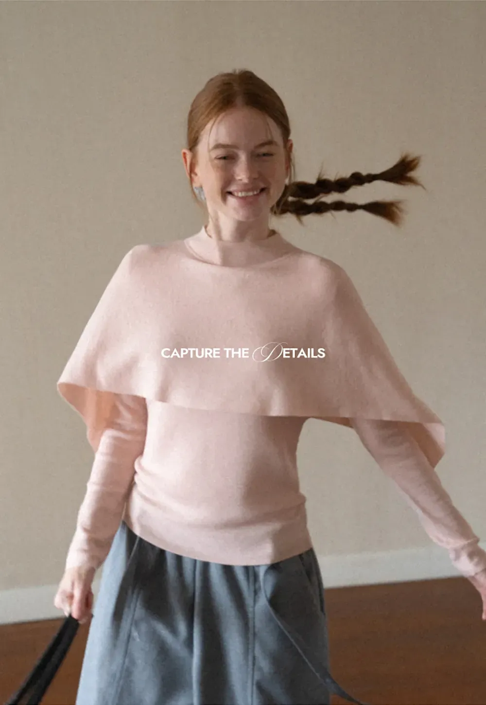 Cap Sleeve Layered Knit Sweater
