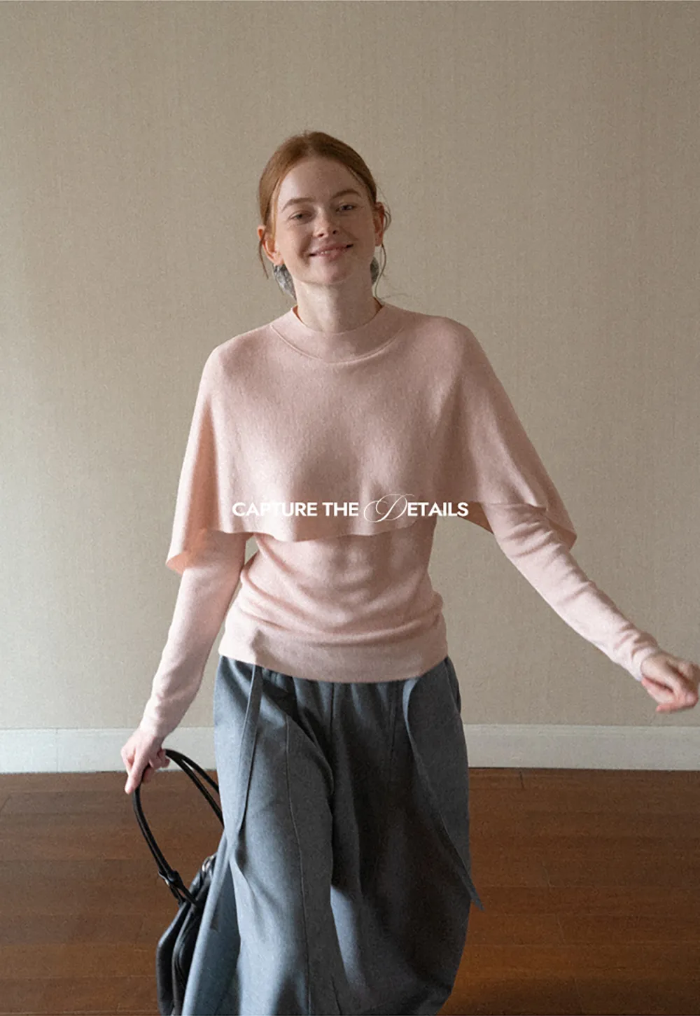 Cap Sleeve Layered Knit Sweater