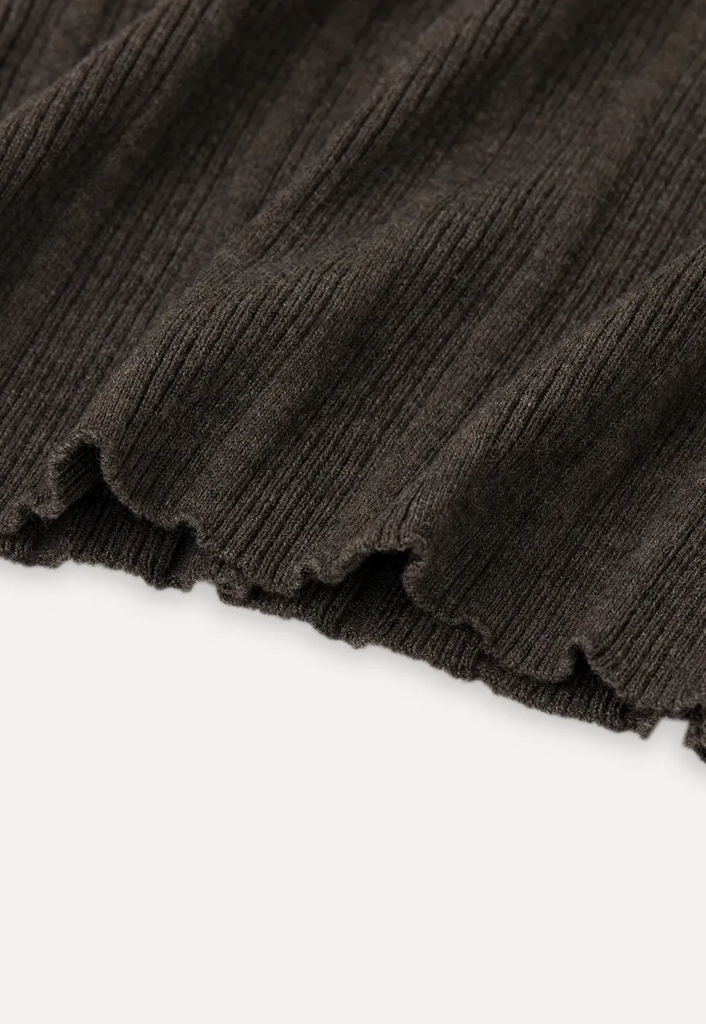 Ribbed Knit Sweater with Bow Shoulder Detail