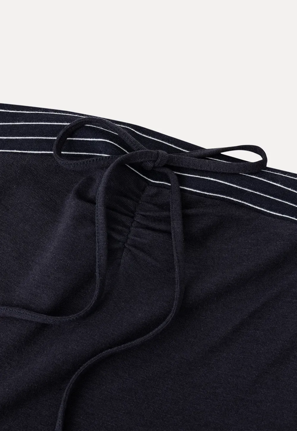 Tube Top with Drawstring Waist and Wide Leg Casual Pants