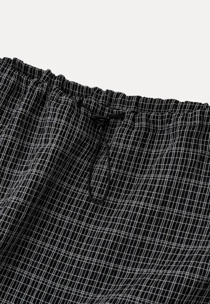 Checkered Halter Neck Tube Top
