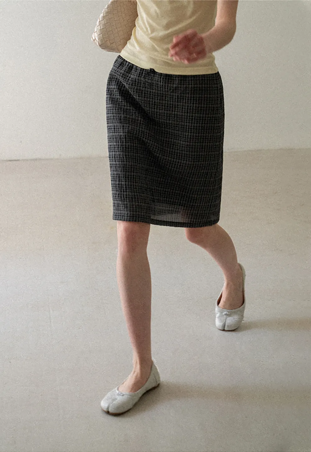 Checkered Halter Neck Tube Top